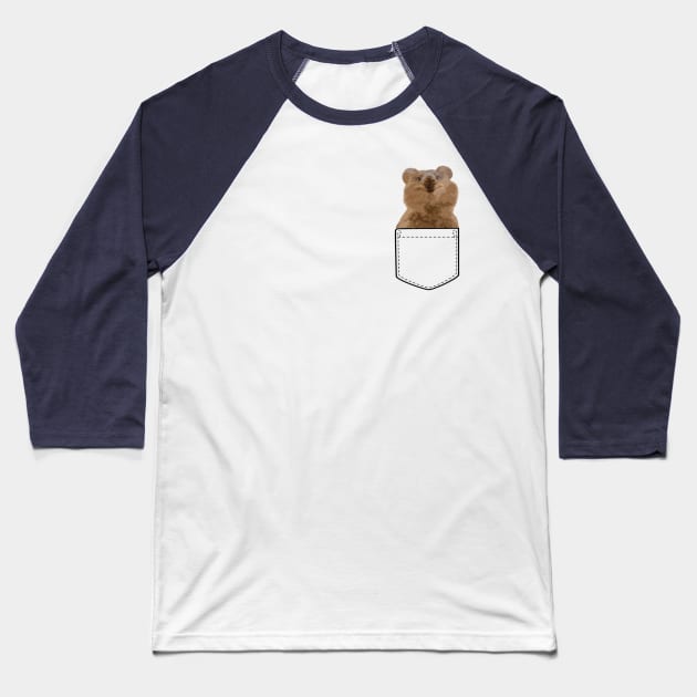 Quokka Happy Life Baseball T-Shirt by Twrinkle